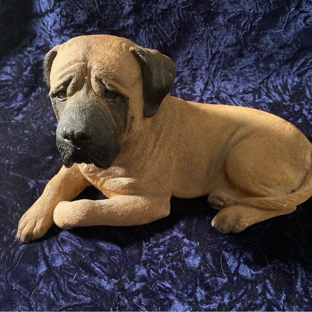SANDICAST original Mastiff sculpture hand cast & hand painted in San Diego, CA - Picture 6 of 6